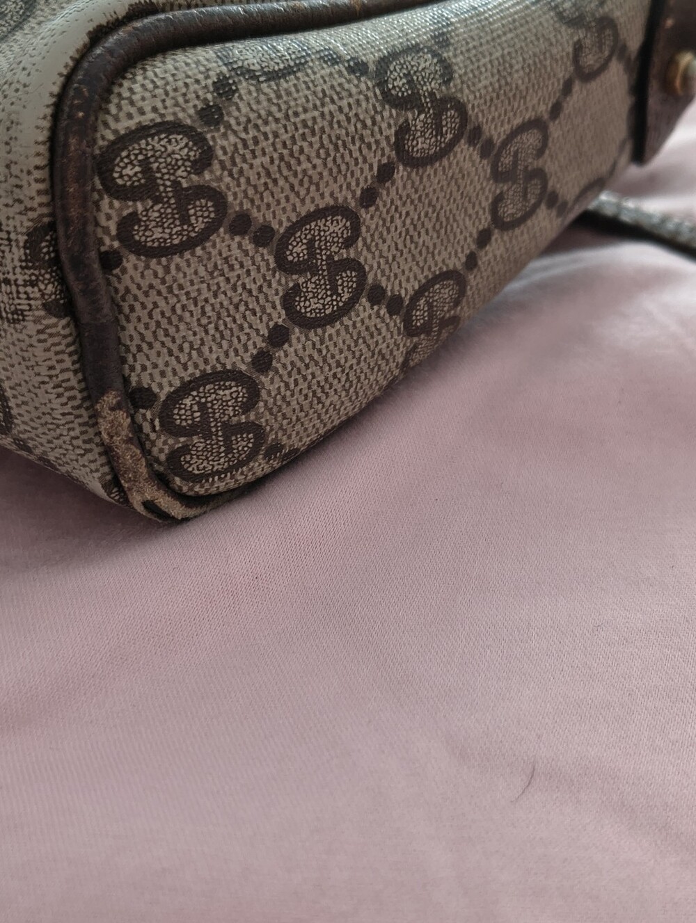 Gucci Beige and Brown GG Monogram Messenger Bag - Picture 13 of 13